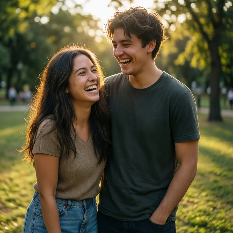 Original photo - Two people