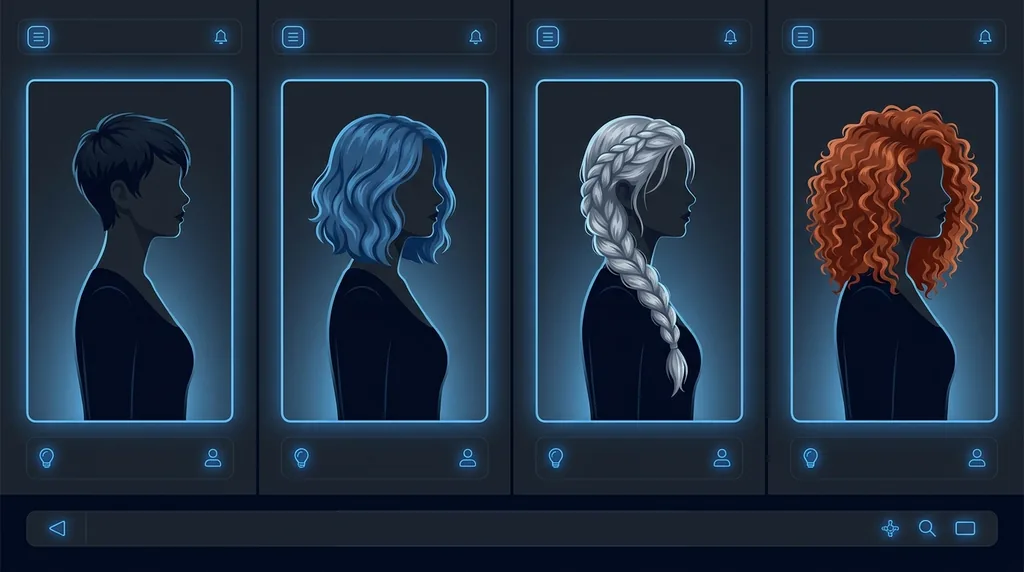 Hairstyle Changer examples