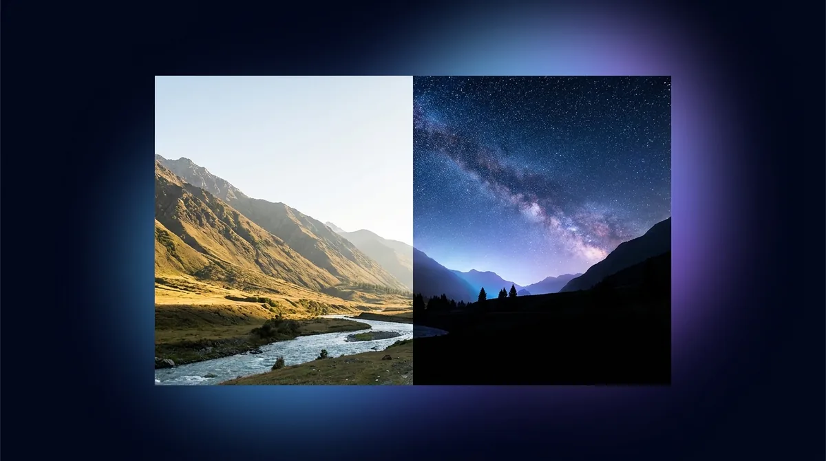 AI changing the background, objects, lighting and weather in a photo